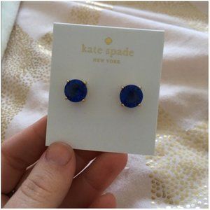kate spade Jewelry - Kate spade royal blue stud earrings nwt kate spade Jewelry - Kate spade royal blue stud earrings nwt